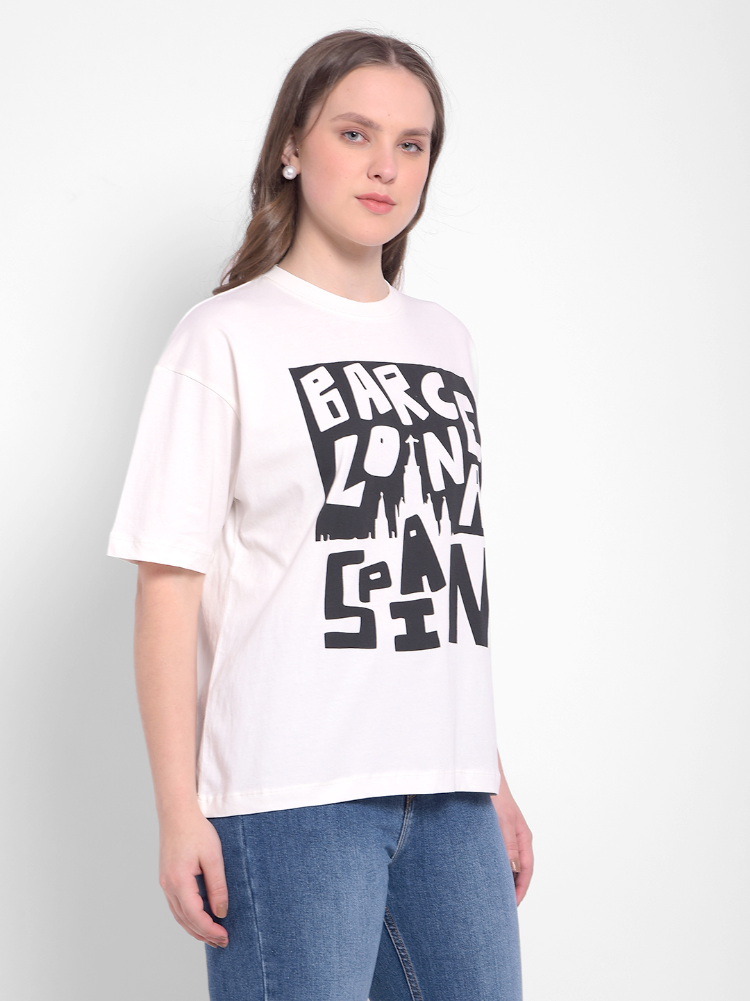 Numero Uno Women Typography White T-Shirt